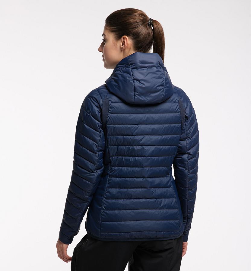 Haglöfs Womens Spire Mimic Down Jacket Dark Blue New Zealand 46051WOCS